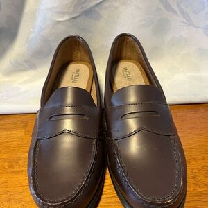 Eastland Dark Brown Leather Penny Loafers Size 9M